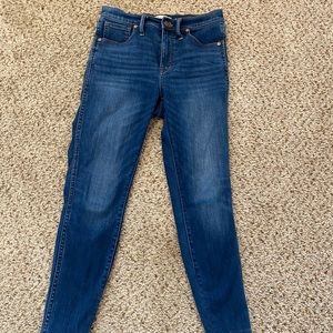 Madewell 10 inch skinny jeans size 27